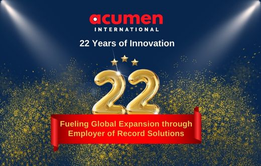 Acumen International 22 Years of Innovation