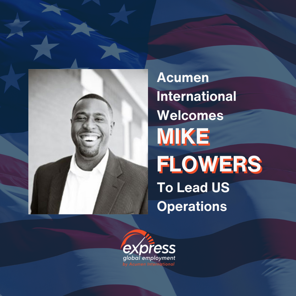 Mike Flowers - Head of US Sales at Acumen International